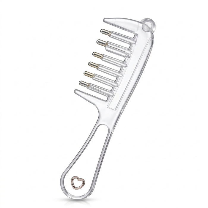 Red Light Electric Scalp Massager Comb with Essential Oil Applicator