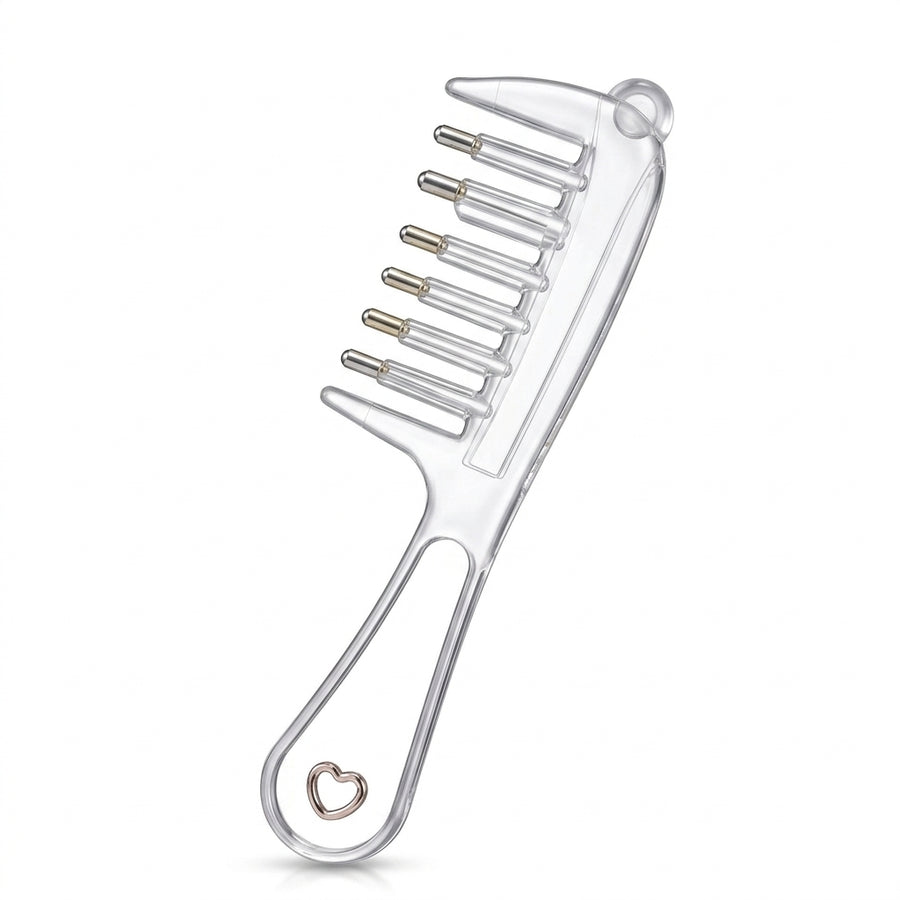 Red Light Electric Scalp Massager Comb with Essential Oil Applicator