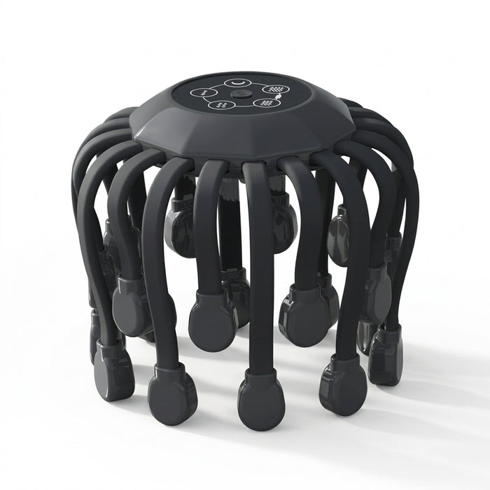 Octopus Scalp Massager with Red Light and Vibration