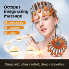 Octopus Scalp Massager with Red Light and Vibration